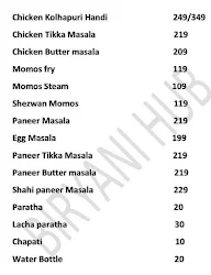 Biryani Hub menu 2