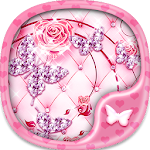 Cover Image of Descargar Noble Diamond rose gold theme 1.1.3 APK