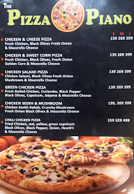 The Pizza Piano menu 1