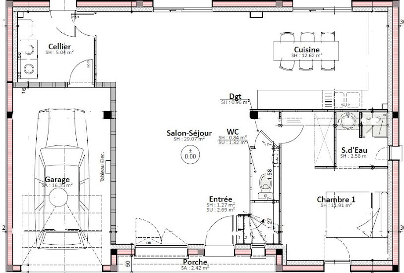  Vente Terrain + Maison - Terrain : 412m² - Maison : 100m² à Juigné-sur-Sarthe (72300) 