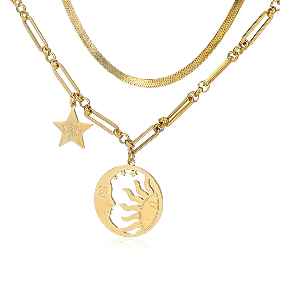 Roestvrijstalen Ketting met Kruis Hanger Nieuw Import Sieraden Accessoire Cadeau Veelzijdig Duurzaam Elegant Ideaal voor Dagelijks Gebruik