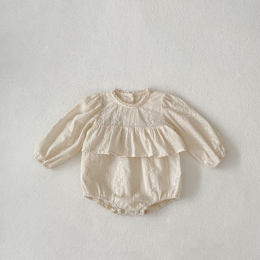 Title 2, Combinaison bébé fille manches bouffantes, jupe...
