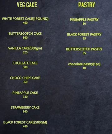 Maa Shitala Sweets menu 