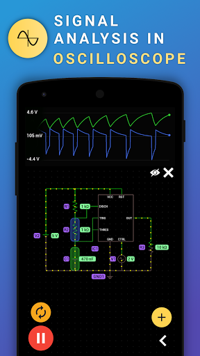 Screenshot PROTO - circuit simulator