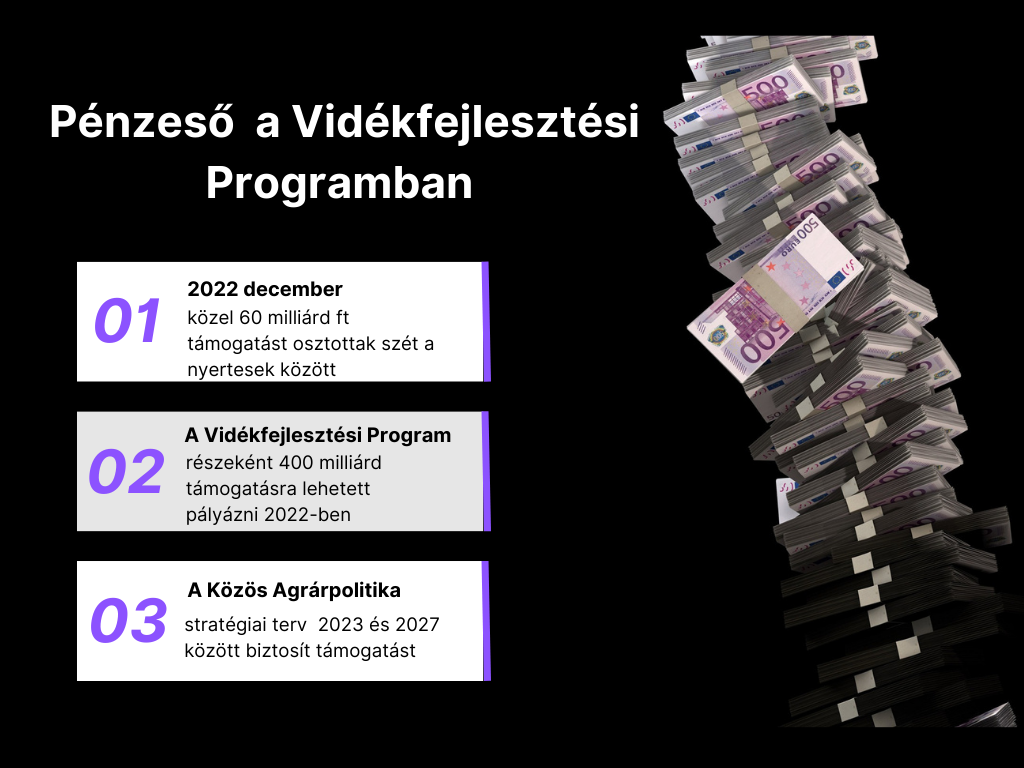 Pénzeső a Vidékfejlesztési Programban