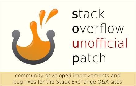 Stack Overflow Unofficial Patch Preview image 0