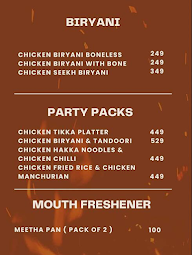 BBQ Zone menu 3