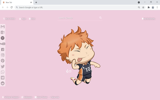 Haikyuu Chibi Anime Wallpaper New Tab