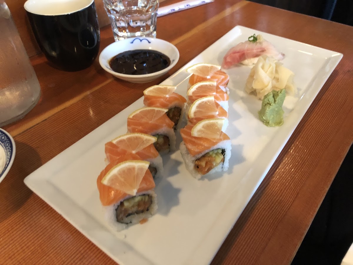 Gluten-Free Sushi at Mirakutei