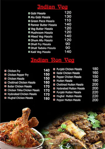 Madras Kebab N Pizza menu 