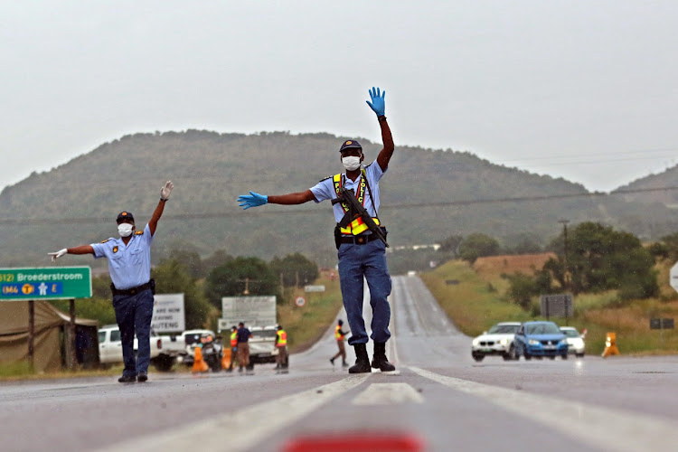 One lane of the N1 in Gauteng has been closed after a sinkhole formed in recent heavy rain. File photo.
