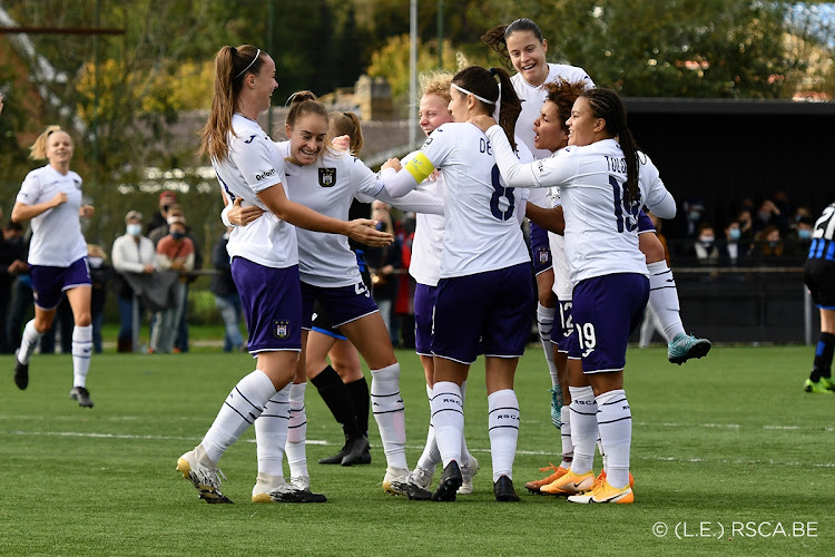 Vrouwen Anderlecht in Lotto Park in eerste voorronde Champions League