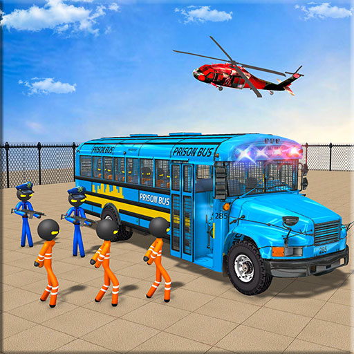Police Stickman Prisoner Transport Simulator