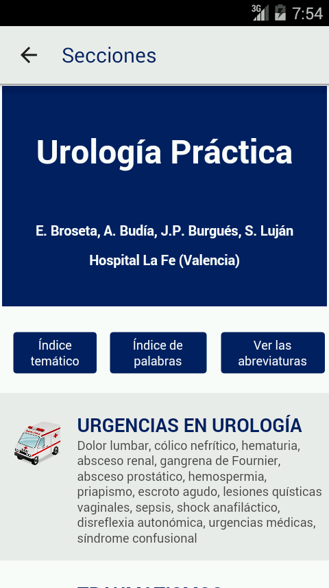 Urología Práctica Screen 2
