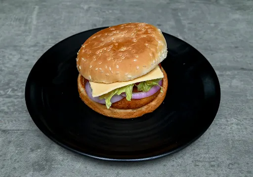 Veggie Tikki Burger With Cheese