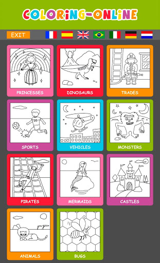 Screenshot COLORING ONLINE
