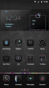 How to download Black Mosaic - Hola Theme lastet apk for laptop