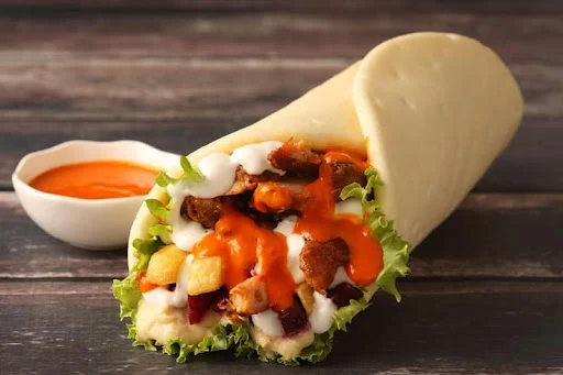 Spicy Chicken And Cheese Shawarma