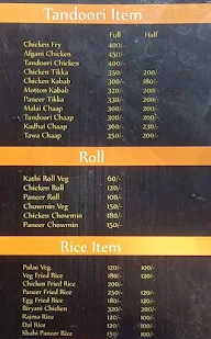 Paras Chicken Point menu 8