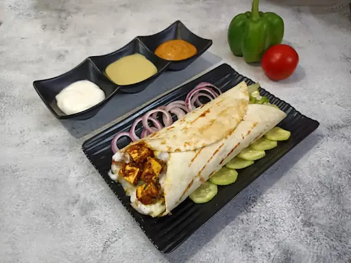 Paneer Angara Kebab Wrap.