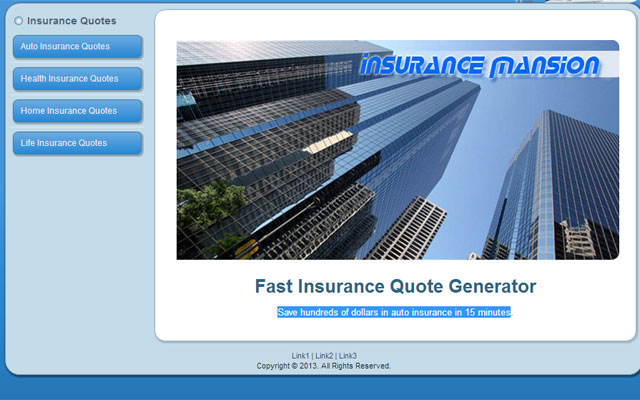 Insurance Mansion chrome extension