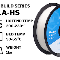 Black MH Build Series High Speed PLA-HS Filament - 1.75mm (1kg)