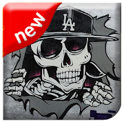 Graffiti Art Skull Design  Icon