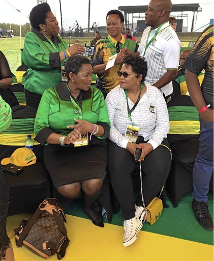 Bathabile Dlamini and Nomvula Mokonyane. The writer says the ANC's current leadership is a collection of desperate people./Instagram/MYANC