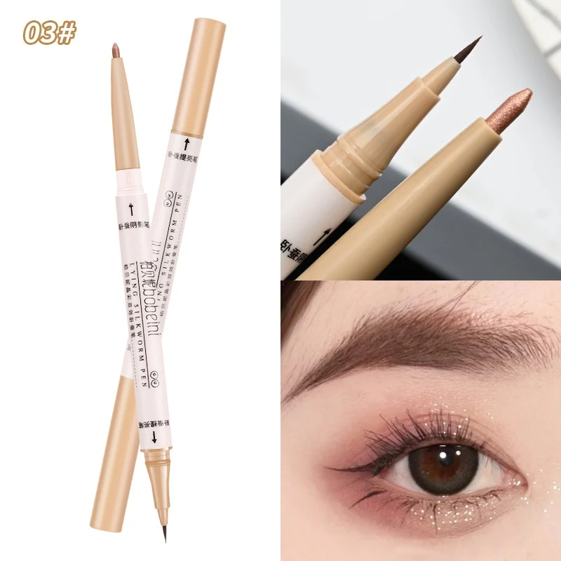Double-Ended Eyeshadow Pen Matte Highlight Brightening. Effortless application for a radiant look. Create beautiful eye 