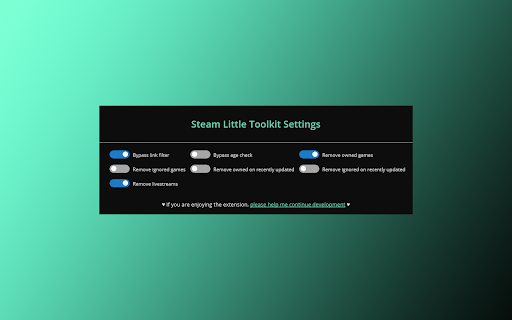 Steam Little Toolkit