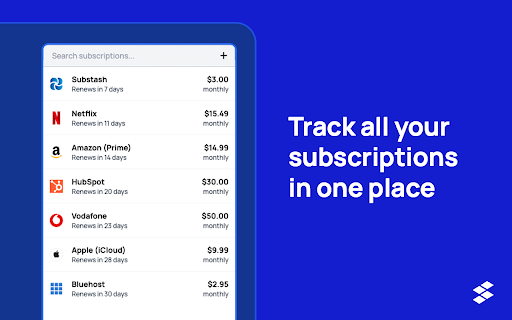 Substash: Subscription Tracker