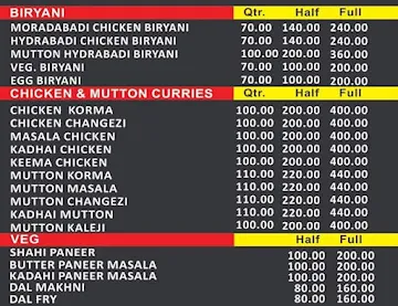 Al Laziz Chicken Corner menu 