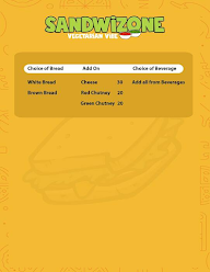 Sandwizone menu 4