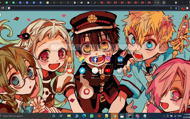 Hanako Kun Wallpaper New Tab Theme[Install]