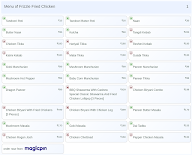 Frizzle Fried Chicken menu 1