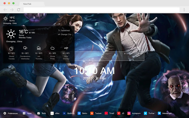Doctor Who Popular Movies New Tabs HD Themes