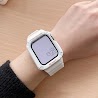 Dây Đeo Silicone Trong Suốt Cho Đồng Hồ Thông Minh Apple Watch Series 7 6 5 4 3 2 1 38/40/42/44/41/45Mm