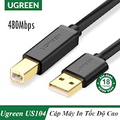 Cáp Usb Máy In Cao Cấp Ugreen 10350 20847 10351 10352 Us135 Chính Hãng Mạ Vàng