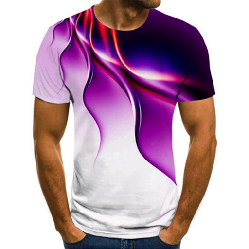 Title 6, Mens 3D Digital Printing Color Changing Short ...