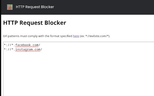 HTTP Request Blocker