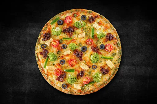 Pesto Veg Paradiso Regular Pizza (Serves 1)