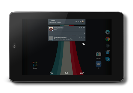 AOSP CM12/12.1 THEME DARK MTRL - screenshot thumbnail