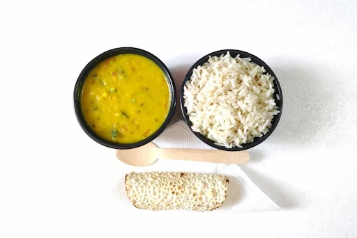 Jeera Rice [250 Ml] With Dal Fry [250 Ml]