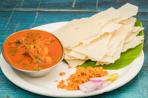 Kori Roti With Chicken Curry