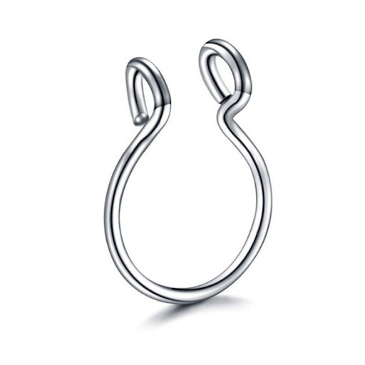 Title 2, Fashionable stainless steel U-shaped nose ring ...