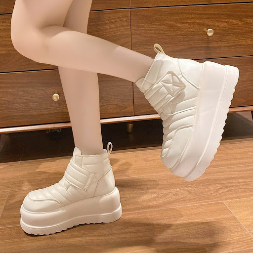 Title 7, Womens Thick-soled Platform Non-slip Shoes wit...