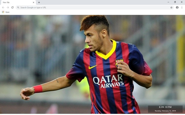 Neymar Full HD Custom New Tab