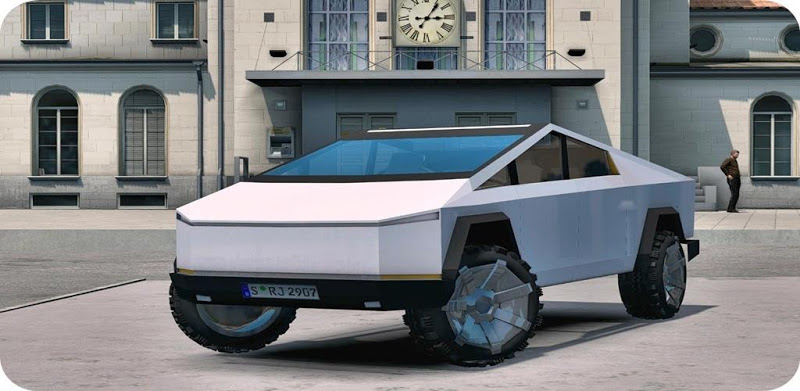 CyberTruck Electric Car Driving Simulator 2020