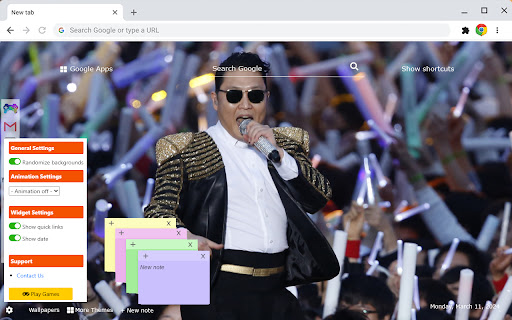 PSY Gangnam style Wallpapers New Tab by Gameograf Preview 2