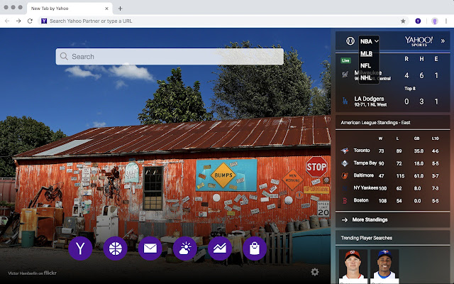 Yahoo Sports New Tab